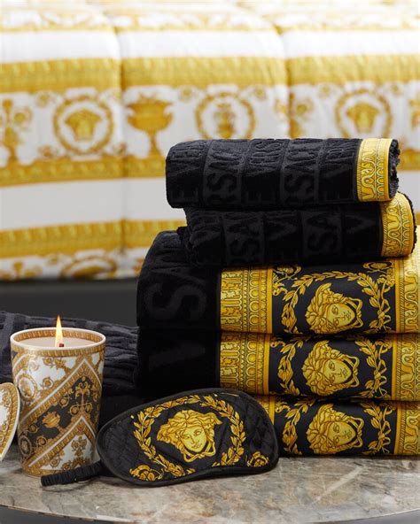 fingertip versace towels|versace bath linen set.